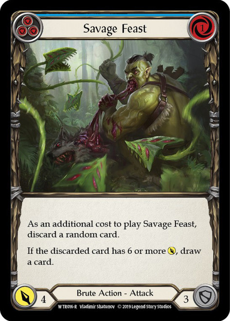 Savage Feast (Blue) Non-foil English