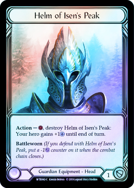 Helm of Isen's Peak Cold Foil English