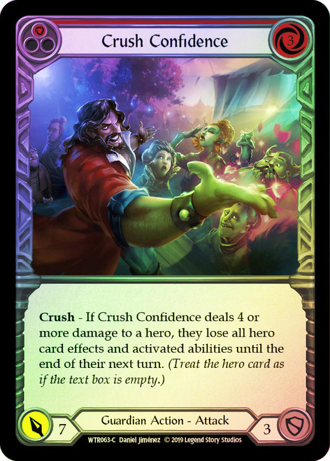 Crush Confidence (Red) Rainbow Foil English