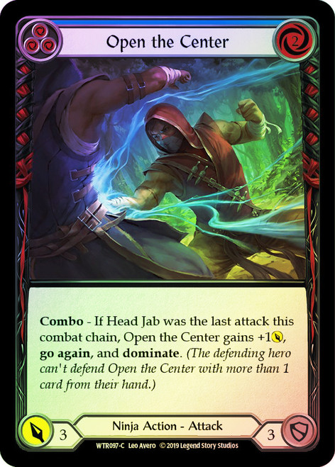 Open the Center (Blue) Rainbow Foil English