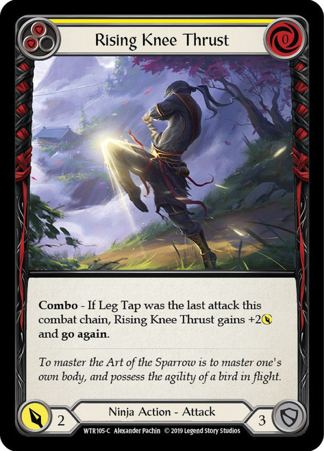 Rising Knee Thrust (Yellow) Non-foil English