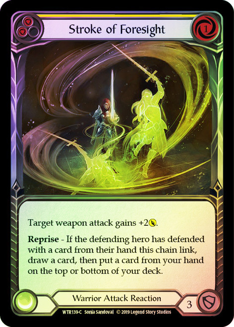 Stroke of Foresight (Yellow) Rainbow Foil English