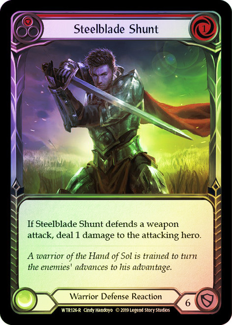 Steelblade Shunt (Red) Rainbow Foil English