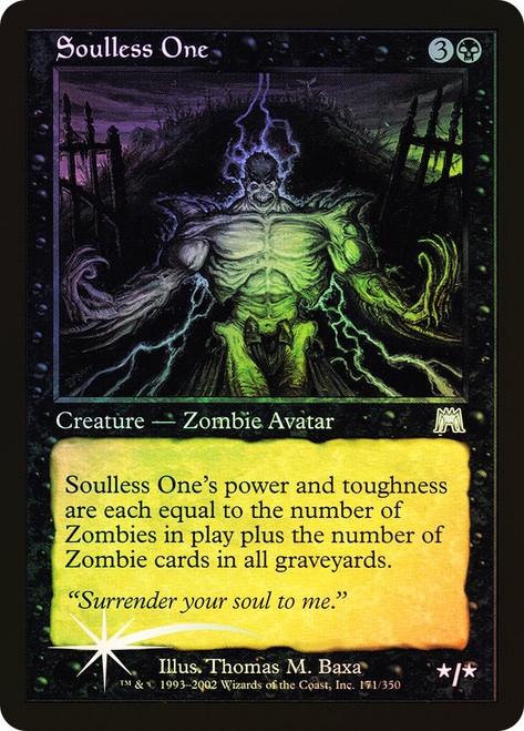 Soulless One\nOnslaught\nSingle\nMagic The Gathering