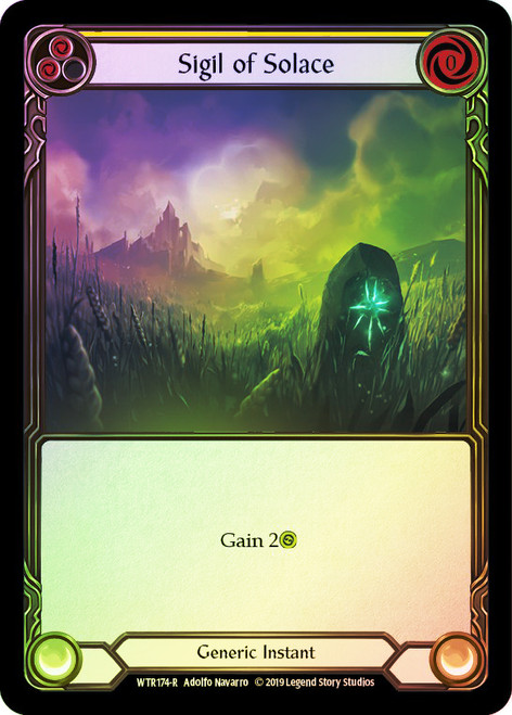 Sigil of Solace (Yellow) Rainbow Foil English