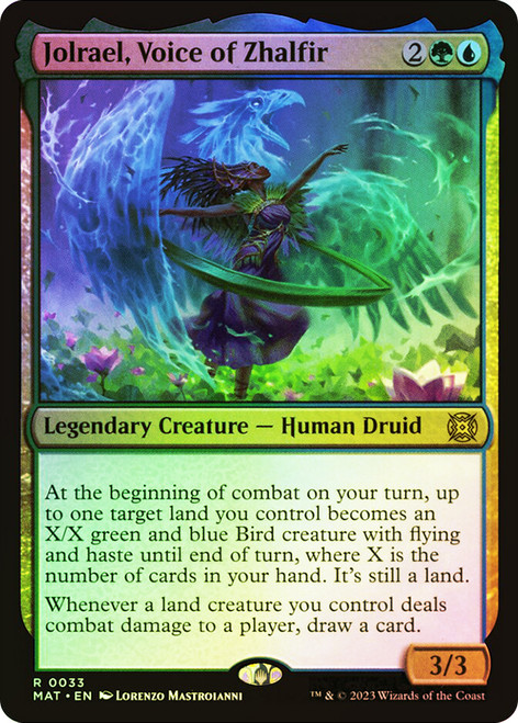 Jolrael, Voice of Zhalfir\nMarch of the Machine: The Aftermath\nSingle\nMagic The Gathering