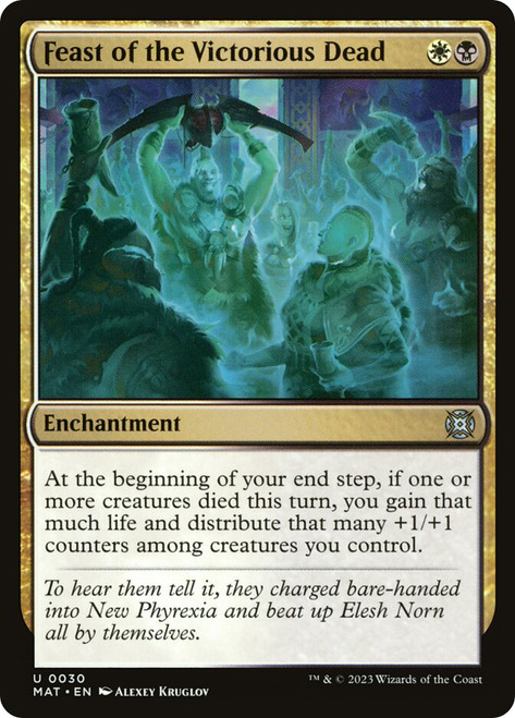 Feast of the Victorious Dead\nMarch of the Machine: The Aftermath\nSingle\nMagic The Gathering