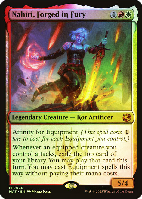 Nahiri, Forged in Fury\nMarch of the Machine: The Aftermath\nSingle\nMagic The Gathering