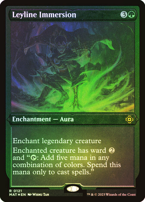 Leyline Immersion (Foil Etched)\nMarch of the Machine: The Aftermath - Alternate Foil\nSingle\nMagic The Gathering