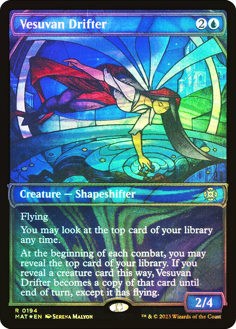 Vesuvan Drifter (Showcase) (Halo Foil)\nMarch of the Machine: The Aftermath - Alternate Foil\nSingle\nMagic The Gathering