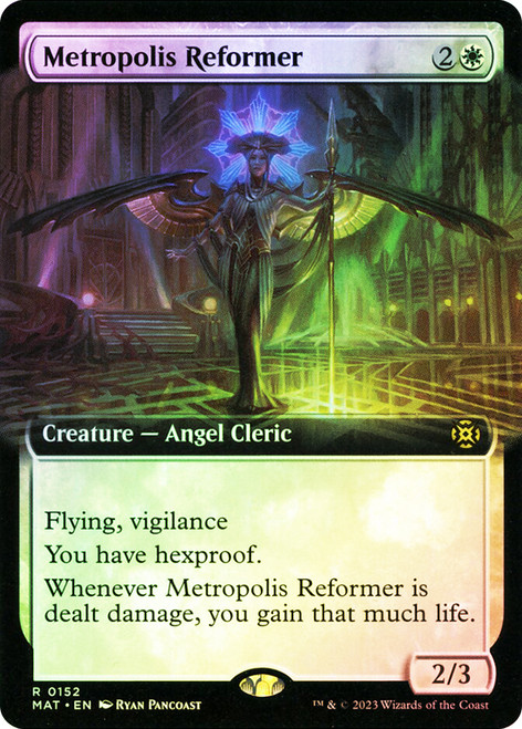 Metropolis Reformer (Extended Art)\nMarch of the Machine: The Aftermath - Variants\nSingle\nMagic The Gathering