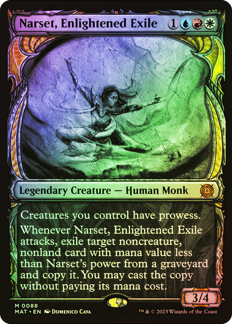 Narset, Enlightened Exile (Showcase) (Halo Foil) | March of the 