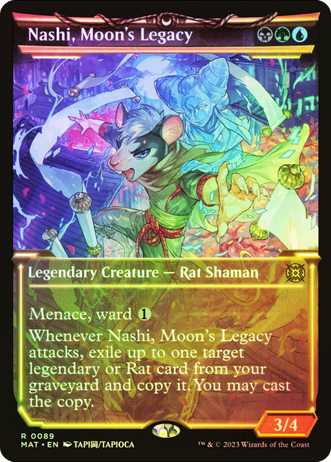 Nashi, Moon's Legacy (Showcase)\nMarch of the Machine: The Aftermath - Variants\nSingle\nMagic The Gathering