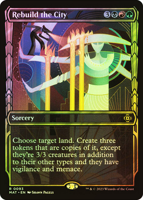 Rebuild the City (Showcase)\nMarch of the Machine: The Aftermath - Variants\nSingle\nMagic The Gathering