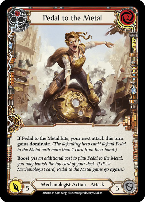 Pedal to the Metal (Red) Non-foil English