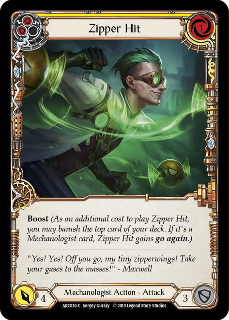 Zipper Hit (Yellow) Non-foil English