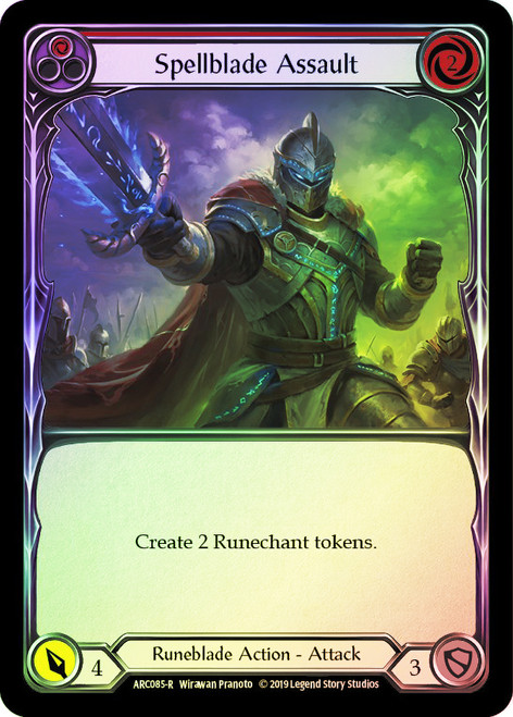Spellblade Assault (Red) Rainbow Foil English