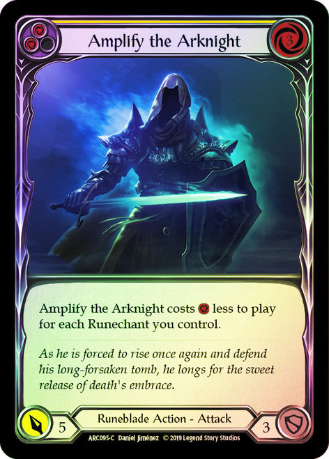 Amplify the Arknight (Yellow) Rainbow Foil English