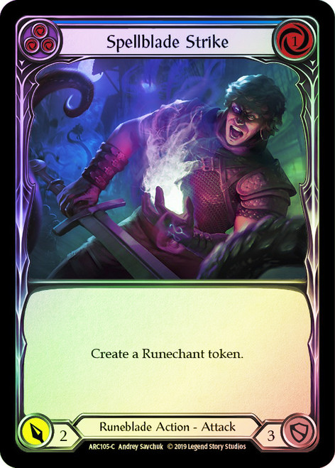 Spellblade Strike (Blue) Rainbow Foil English