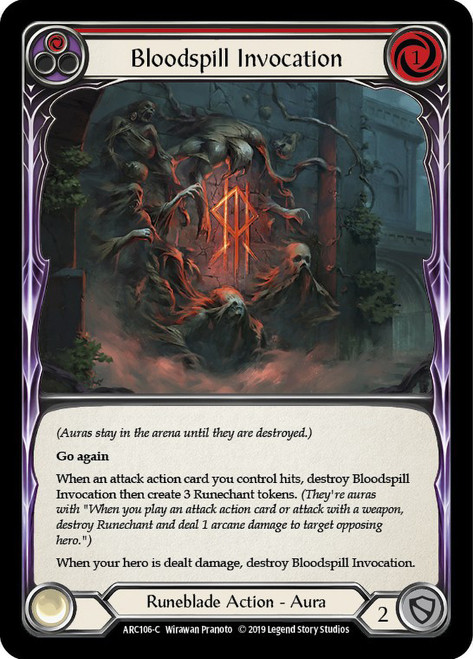 Bloodspill Invocation (Red) Non-foil English