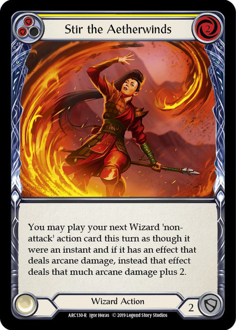 Stir the Aetherwinds (Yellow) Non-foil English