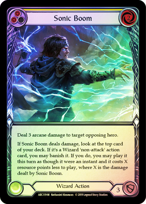 Sonic Boom Rainbow Foil English