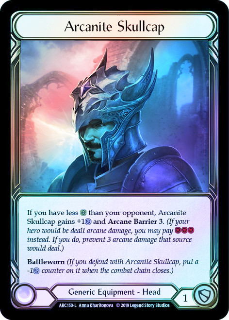 Arcanite Skullcap | Arcane Rising (Unlimited) (Rainbow Foil