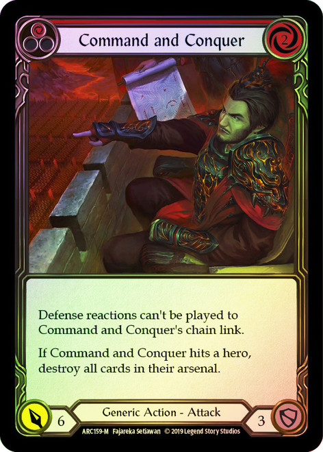 Command and Conquer | Arcane Rising (1st Edition) (Rainbow Foil 