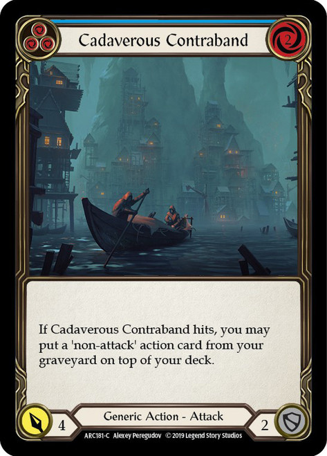 Cadaverous Contraband (Blue) Non-foil English