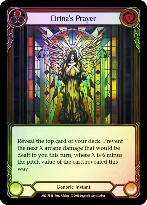 Eirina's Prayer (Red) Rainbow Foil English