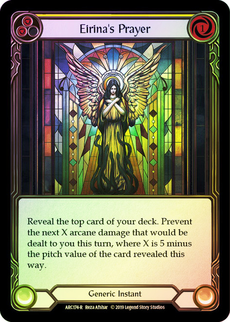 Eirina's Prayer (Yellow) Rainbow Foil English