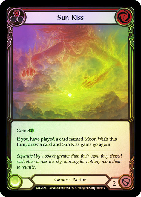 Sun Kiss (Red) Rainbow Foil English