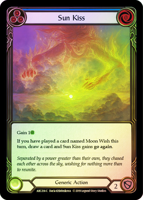 Sun Kiss (Blue) | Arcane Rising (1st Edition) (Rainbow Foil