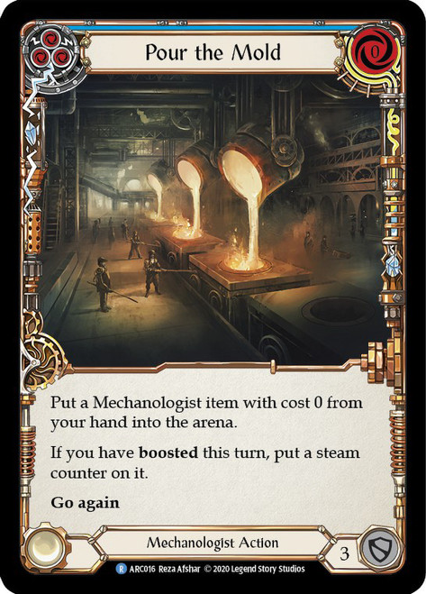 Pour the Mold (Blue) Non-foil English