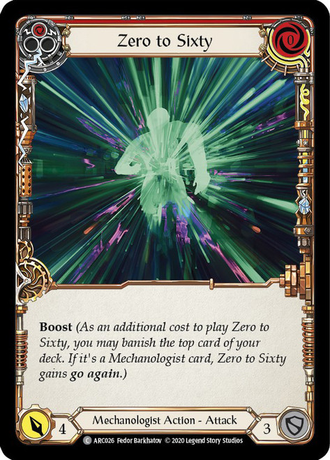 Zero to Sixty (Red) | Arcane Rising (Unlimited) | Star City Games