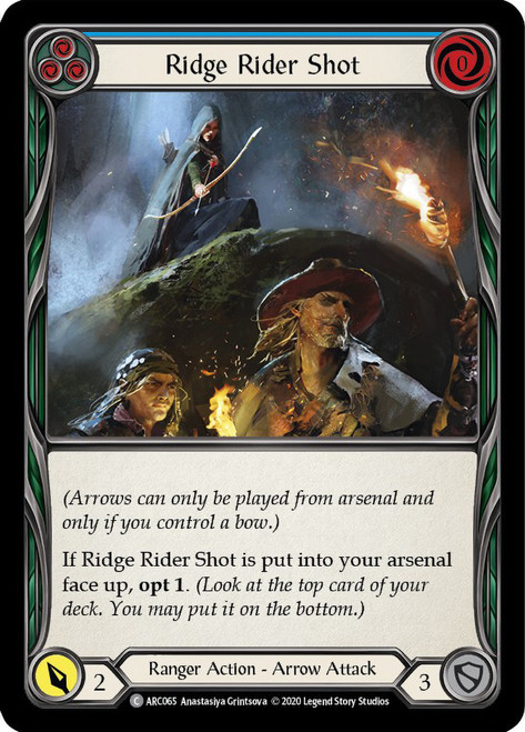 Ridge Rider Shot (Blue) Non-foil English