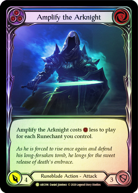 Amplify the Arknight (Blue) Rainbow Foil English