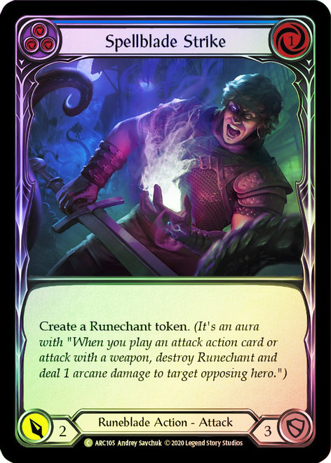 Spellblade Strike (Blue) Rainbow Foil English