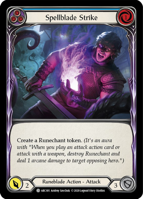 Spellblade Strike (Blue) Non-foil English
