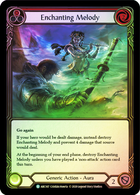 Enchanting Melody (Red) Rainbow Foil English