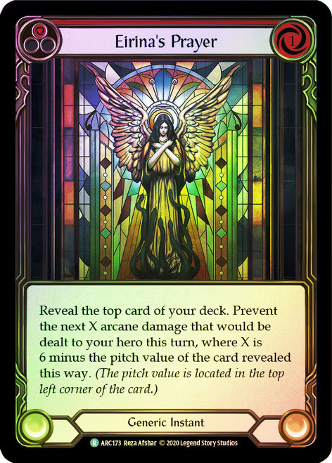 Eirina's Prayer (Red) Rainbow Foil English
