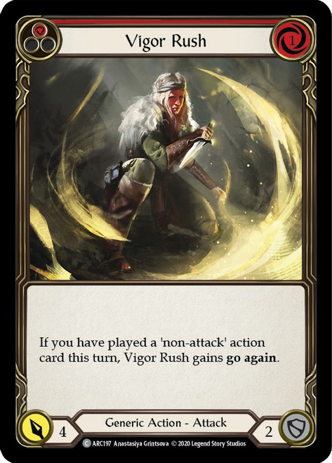 Vigor Rush (Red) Non-foil English