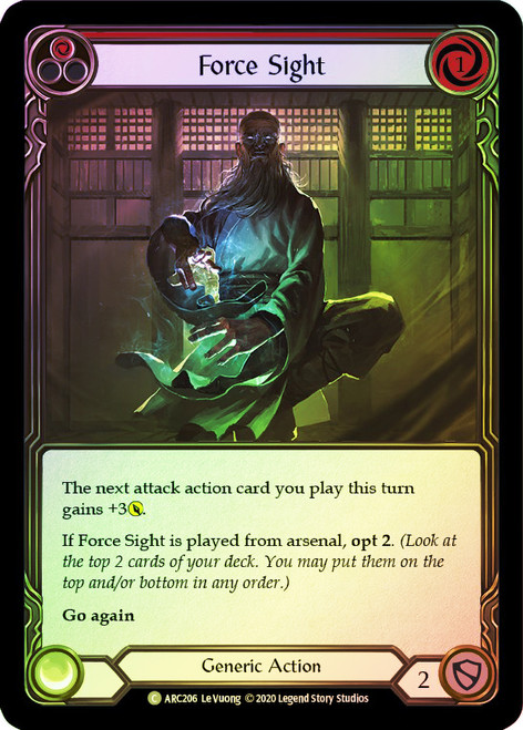 Force Sight (Red) Rainbow Foil English