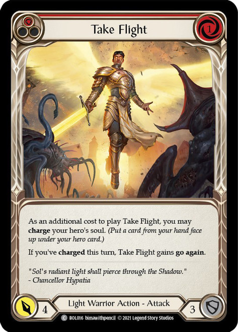 Take Flight (Red) Non-foil English