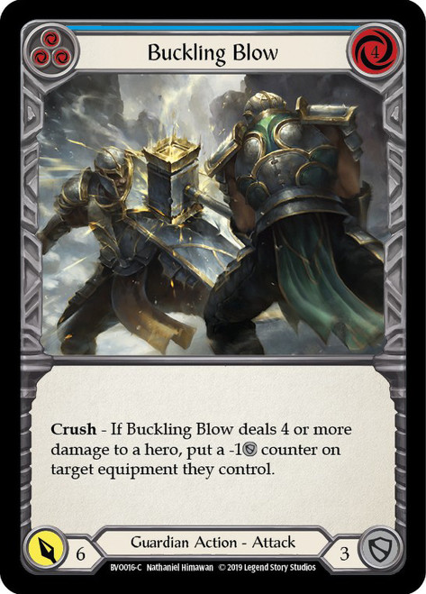 Buckling Blow (Blue) Non-foil English