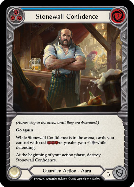 Stonewall Confidence (Blue) Non-foil English