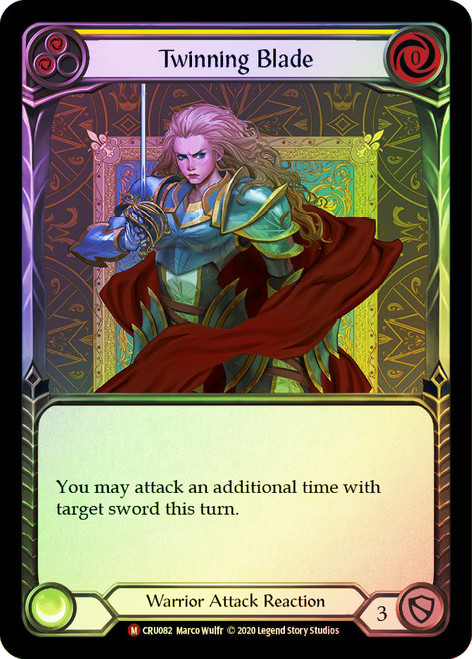 Twinning Blade Rainbow Foil English