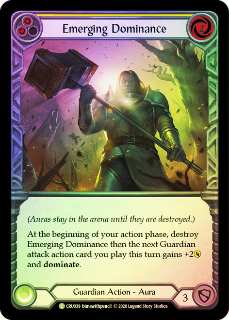 Emerging Dominance (Yellow) Rainbow Foil English