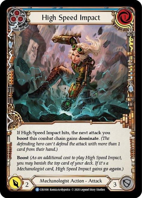 High Speed Impact (Blue) Non-foil English