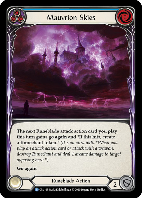 Mauvrion Skies (Blue) Non-foil English